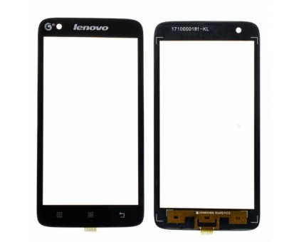 Touch screen (sensor) for Lenovo A398T +, black