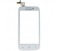 Тачскрін (сенсор) для Lenovo A706, білий big ic (6mm) / small ic (5mm)