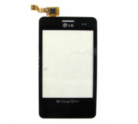 Тачскрин (сенсор) для LG E405 Optimus L3 Dual SIM, чёрный