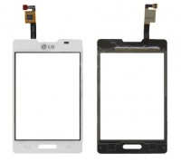 Тачскрин (сенсор) для LG E440 Optimus L4 II, белый