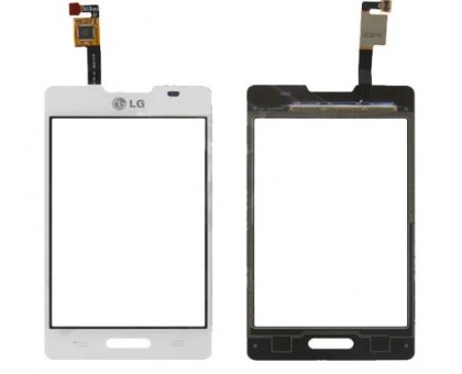 Тачскрин (сенсор) для LG E440 Optimus L4 II, белый