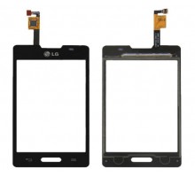 Тачскрин (сенсор) для LG E440 Optimus L4 II, чёрный