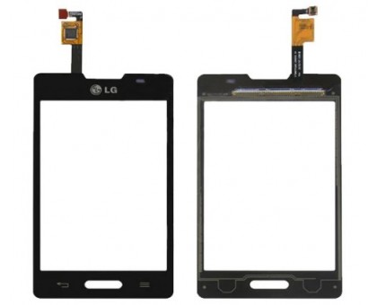 Тачскрин (сенсор) для LG E440 Optimus L4 II, чёрный