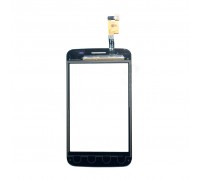 Тачскрин (сенсор) для LG E445 Optimus L4 II Dual, чёрный, оригинал (Китай)