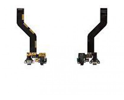 Шлейф Meizu MX6 M685 с разъемом зарядки с разъемом наушников с микрофоном черного цвета