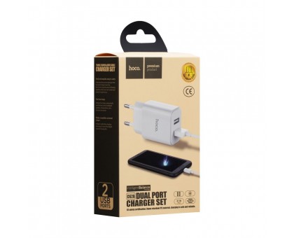 Mains Charger Hoco C62A Micro 2USB