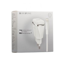 Мережевий Зарядний Пристрій Borofone BA1A LIghtning 1USB 1A