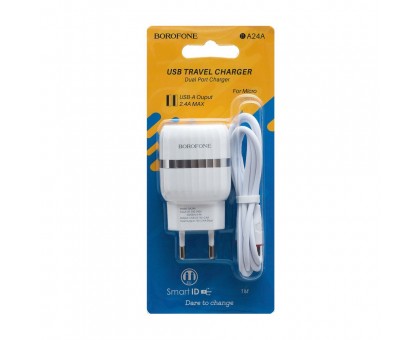Mains Charger Borofone BA24A Micro