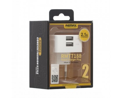 Mains Charger Remax Moon RMT7188 2 USB 2.1A