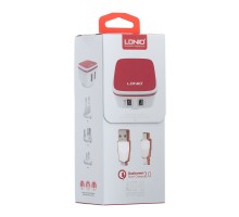 Сетевое Зарядное Устройство LDNIO A2405Q QC 3.0 Micro
