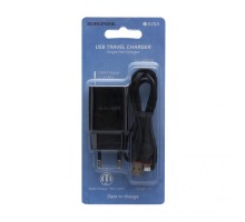 Мережевий Зарядний Пристрій Borofone BA20A Lightning 1USB 2.1A
