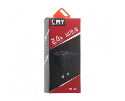 Сетевое Зарядное Устройство Emy MY-227 Micro 2 USB 2400 mAh