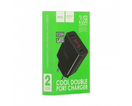 Mains Charger Hoco C25A Cool 2 USB
