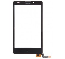 Тачскрин (сенсор) для Nokia XL Dual Sim (RM-1030), чёрный