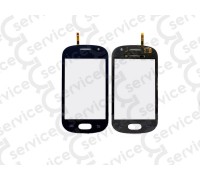Тачскрін (сенсор) для Samsung S6810 Galaxy Fame, чорний big ic (5mm) / small ic (4mm)