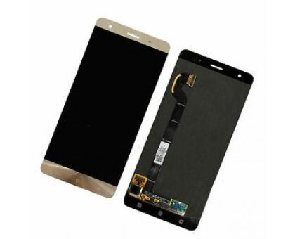 Дисплей Asus ZenFone 3 Deluxe ZS570KL + тачскрин (сенсор), золотистый, Shimmer Gold, Amoled, оригинал