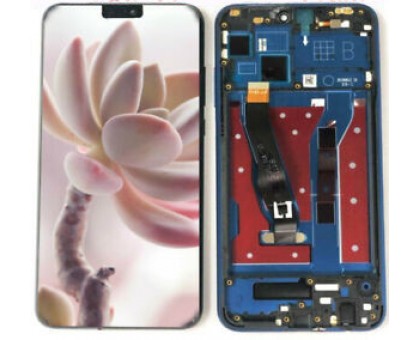 Дисплей Honor 8X + тачскрин (сенсор), черный, в рамке