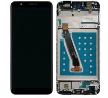 Дисплей Huawei P Smart FIG-LX1/FIG-L31/Enjoy 7s + тачскрин (сенсор), черный, в рамке