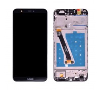 Дисплей Huawei P Smart FIG-LX1/FIG-L31/Enjoy 7s + тачскрин (сенсор), черный, в рамке, оригинал
