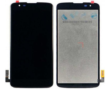 Дисплей LG K130E K4 Dual Sim/VS425 + тачскрин (сенсор), черный, без датчика приближения, оригинал