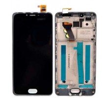 Дисплей Meizu M3s Y685 /M3s mini + тачскрин (сенсор), черный, в рамке
