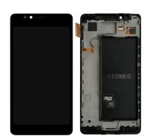 Дисплей Microsoft 950 Lumia + тачскрин (сенсор), черный, в рамке, оригинал