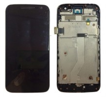 Дисплей Motorola XT1600 Moto G4 Play/XT1601/XT1602/XT1603/XT1604/XT1607/XT1609 + тачскрин (сенсор), черный, в рамке