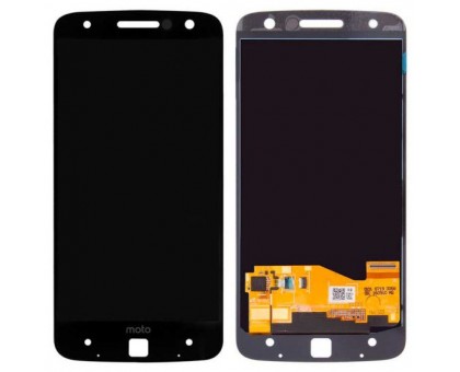Дисплей Motorola XT1650 Moto Z + тачскрін (сенсор), чорний, Amoled, оригінал