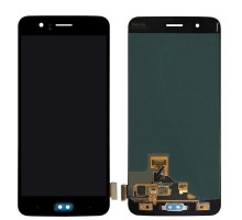Дисплей OnePlus 5 A5000 + тачскрин (сенсор), черный, Amoled, оригинал