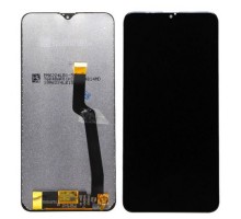 Дисплей Samsung A105F Galaxy A10 2019 + тачскрин (сенсор), черный, оригинал , переклеено стекло