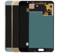 Дисплей Samsung J400F Galaxy J4 2018 + тачскрин (сенсор), голубой, Lavenda, оригинал , переклеено стекло