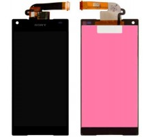 Дисплей Sony E5803 Xperia Z5 Compact/E5823 + тачскрин (сенсор), черный, оригинал