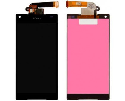 Дисплей Sony E5803 Xperia Z5 Compact/E5823 + тачскрин (сенсор), черный, оригинал