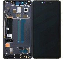 Дисплей Xiaomi Mi8 SE + тачскрин (сенсор), черный, Amoled, в рамке, оригинал