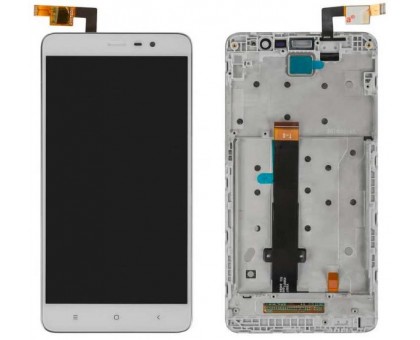 Lcd Xiaomi Redmi Note 3 Pro + touch-screen (sensor), white, in frame, 150 x 76 mm