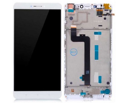 Модуль для Xiaomi Mi Max | Дисплей + тачскрин с передней панелью белый оригинал PRC