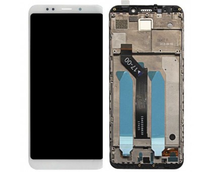 Модульный дисплей для Xiaomi Redmi 5 Plus | Экран + тачскрин белый с передней панелью оригинал PRC