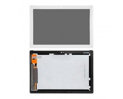 Дисплей Asus ZenPad 10 Z300M/Z300CNL/Z301ML/Z301MFL + тачскрин (сенсор), белый, с желтым шлейфом