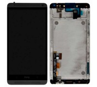 Дисплей HTC 803n One Max + тачскрін (сенсор), чорний, в рамці (без вставок кольору)