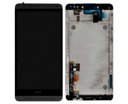Дисплей HTC 803n One Max + тачскрін (сенсор), чорний, в рамці (без вставок кольору)