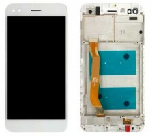 Дисплей Huawei Nova Lite 2017/Y6 Pro 2017/P9 Lite mini/Enjoy 7 + тачскрин (сенсор), белый, в рамке
