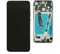 Дисплей Huawei P30 Lite/Nova 4e + тачскрин (сенсор), черный, в рамке