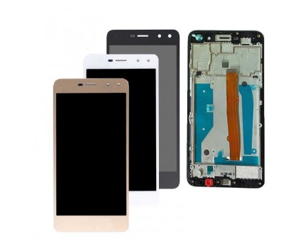 Lcd Huawei Y5 2017 / Y5 III 2017 / Y6 2017 + touch-screen (sensor), gold, in frame