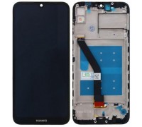 Дисплей Huawei Y6 2019/Y6 Prime 2019/Y6 Pro 2019; Honor 8A/8A Pro/8A Prime + тачскрин (сенсор), черный, в рамке, оригинал