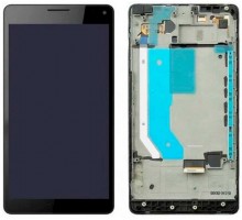 Дисплей Microsoft 950 XL + тачскрин (сенсор), черный, в рамке, оригинал