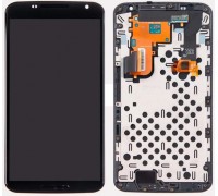 Дисплей Motorola XT1100 Google Nexus 6/XT1103 + тачскрин (сенсор), черный, в рамке, Amoled оригинал