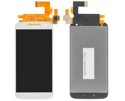 Дисплей Motorola XT1620 Moto G4/XT1621/XT1622/XT1624/XT1625/XT1626 + тачскрин (сенсор), белый