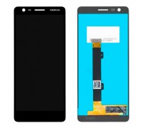 Дисплей Nokia 3.1 + тачскрин (сенсор), черный, оригинал