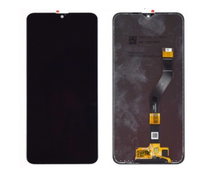 Lcd Samsung A107F Galaxy A10s 2019 + touch-screen, black, original, re-glued glass
