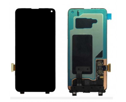 Дисплей Samsung G975F Galaxy S10 + + тачскрін (сенсор), чорний, Amoled, оригінал, переклеїти скло